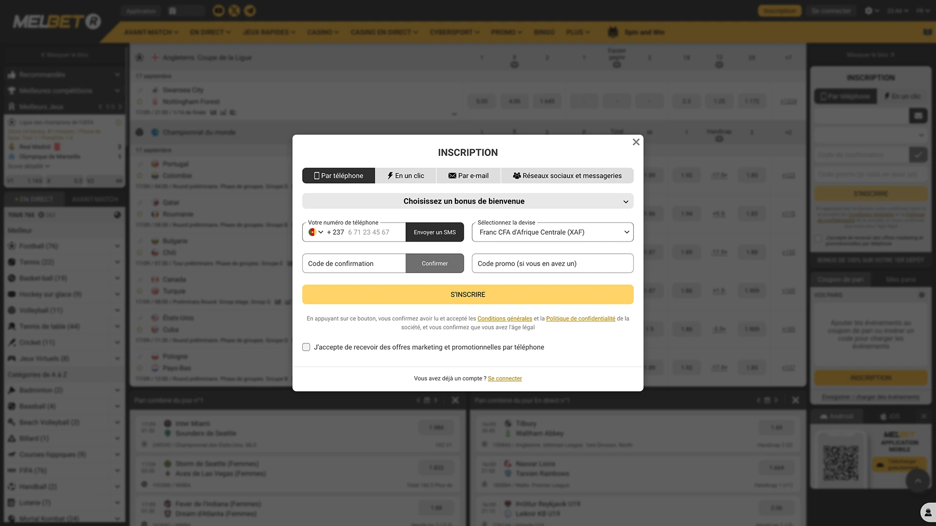 Attends la fin et connecte-toi à l’application Melbet sur PC.