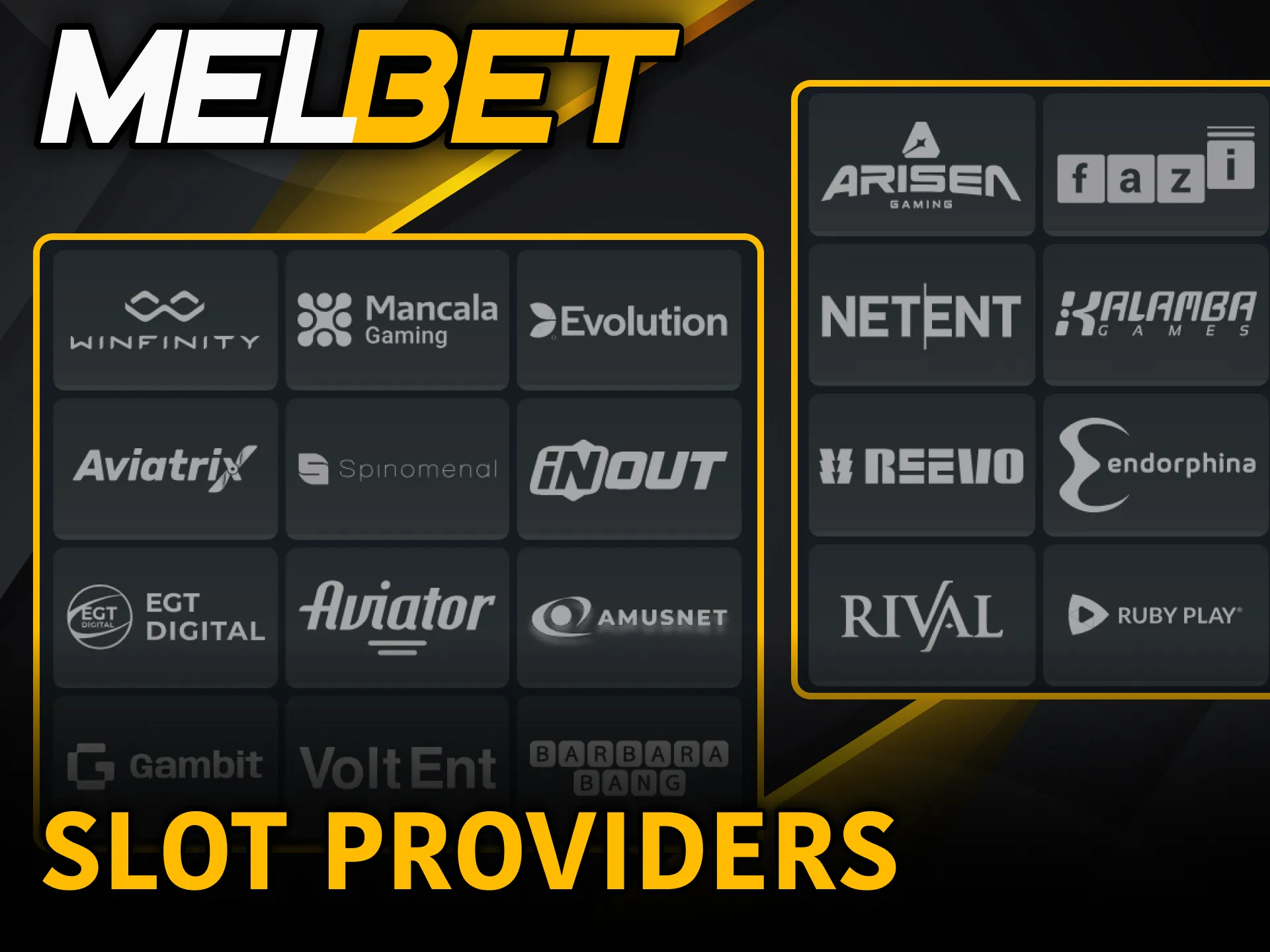 Discover trusted slot studios powering diverse games on Melbet.