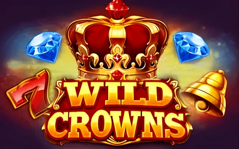 Match royal symbols playing Wild Crowns slot in Melbet Casino Slots.